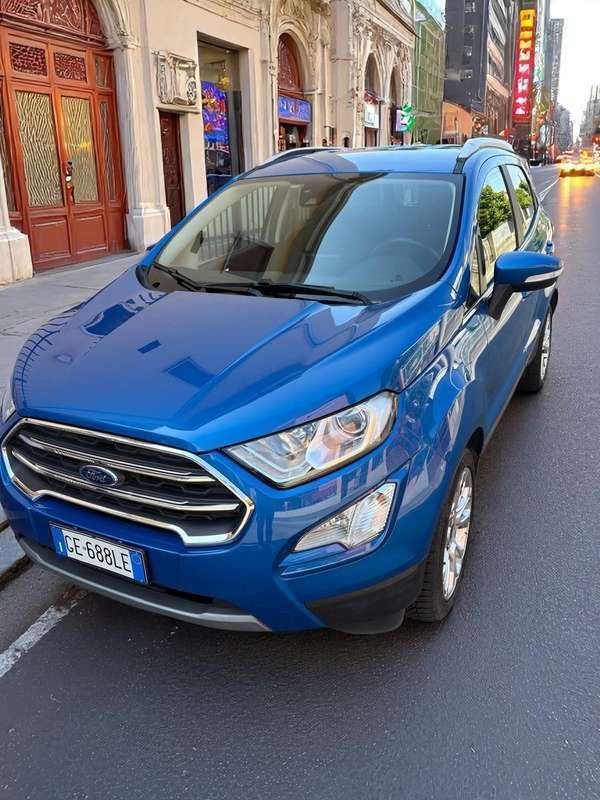 Usata Ford Ecosport Titanium S 125 CV (91 kW) 2021 Blu/azzurro SUV