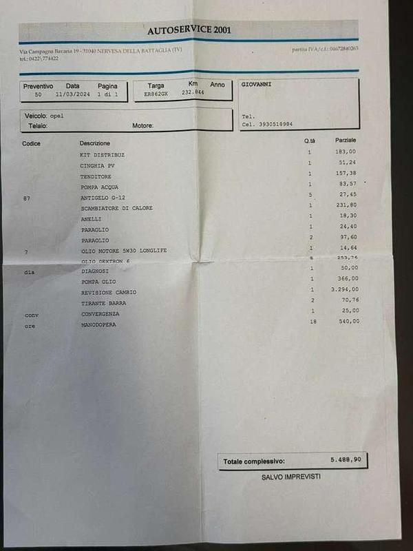 Usata Opel Insignia Cosmo 160 CV (117 kW) 2012 Other Station wagon