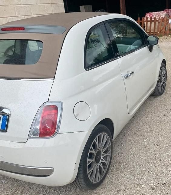 Usata Fiat 500 2012 Bianco Cabrio