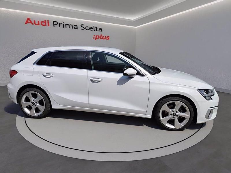 Usata Audi A3 Advanced 150 CV (110 kW) 2022 Bianco Berlina