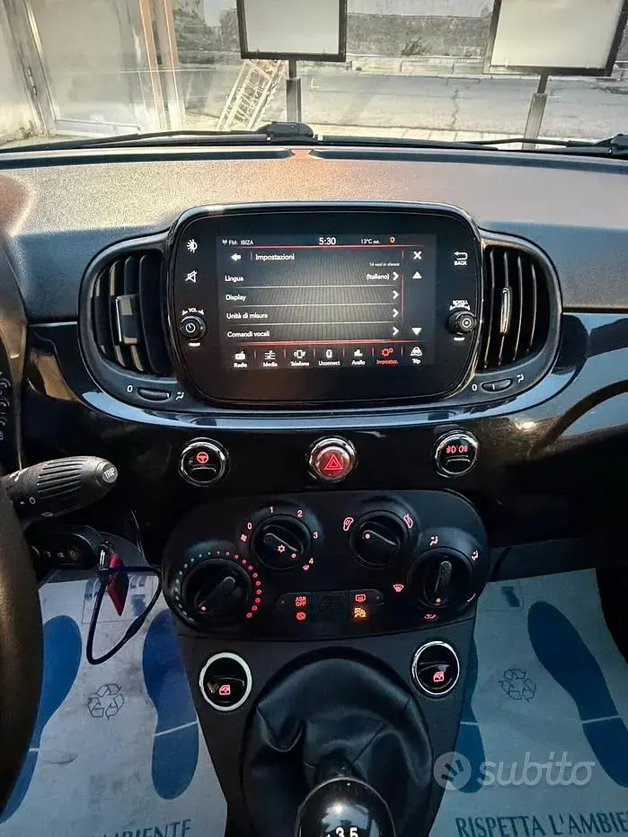 Usata Fiat 500 Anniversary 69 CV (50 kW) 2019 Nero Berlina
