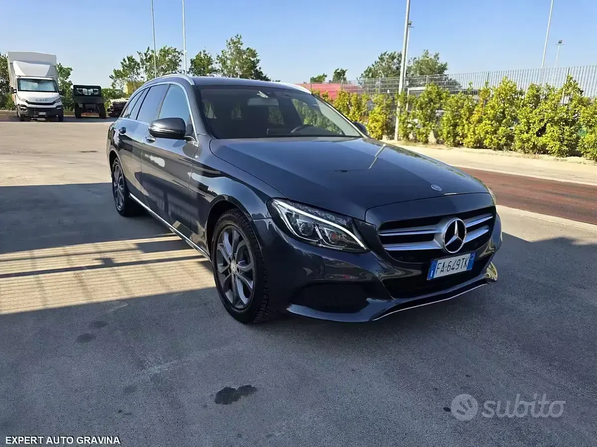 Usata Mercedes C200 Premium 136 CV (100 kW) 2015 Grigio Station wagon