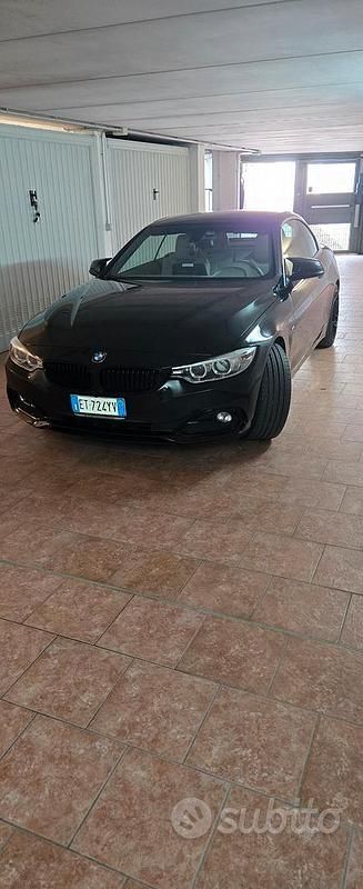 Usata BMW 420 184 CV (135 kW) 2014 Nero Cabrio
