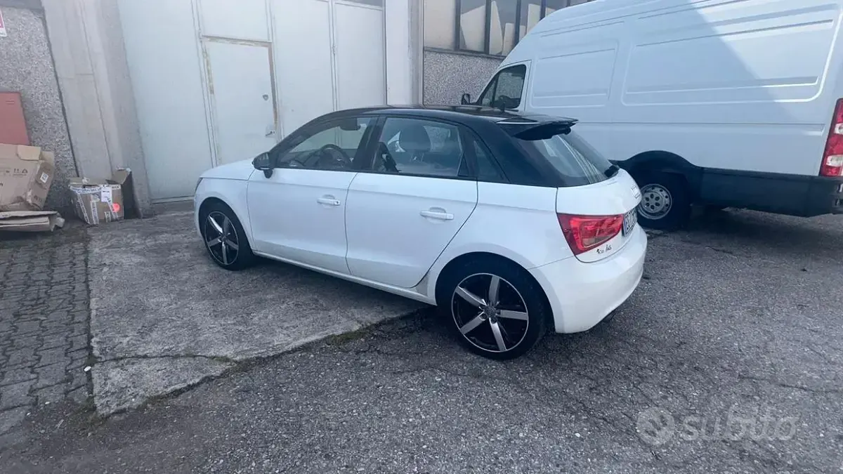 Usata Audi A1 90 CV (66 kW) 2013 Bianco Utilitaria