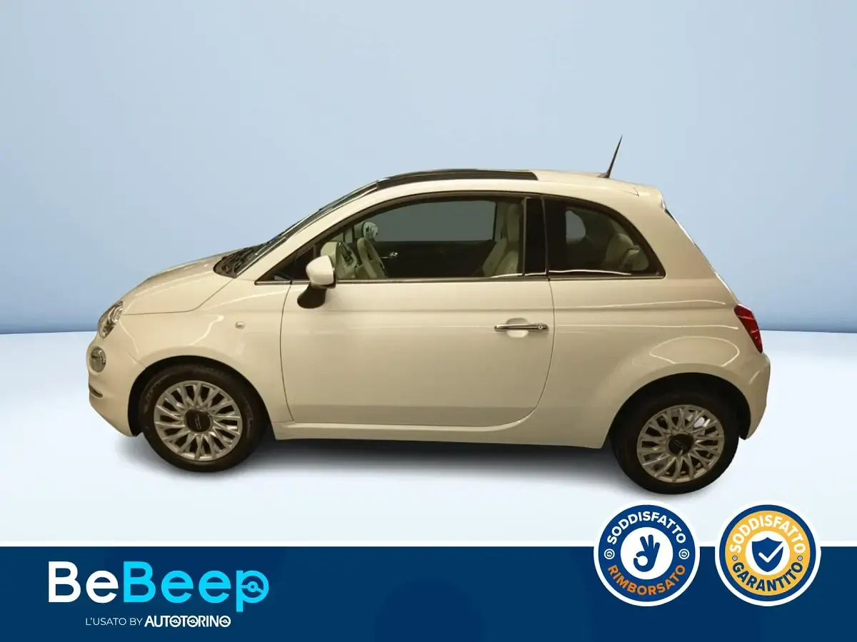 Usata Fiat 500 Lounge 86 CV (63 kW) 2017 Bianco pastello Berlina