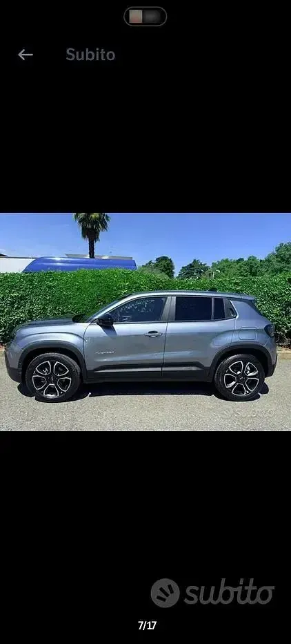 Usata Jeep Avenger Summit 101 CV (74 kW) 2024 Grigio SUV