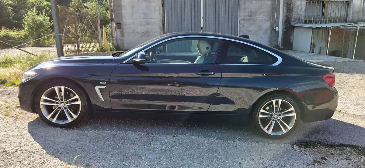 Usata BMW 420 Sport Line 190 CV (139 kW) 2018 Blu/azzurro Coupé