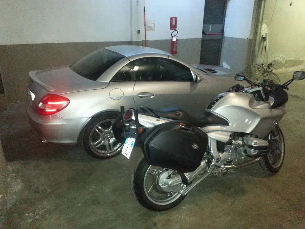 Usata Mercedes SLK350 272 CV (200 kW) 2005 Argento Cabrio