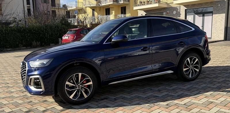 Usata Audi Q5 Advanced 204 CV (150 kW) 2021 Blu/azzurro SUV