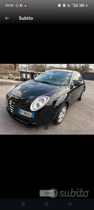 Usata Alfa Romeo MiTo 2009 Nero Utilitaria