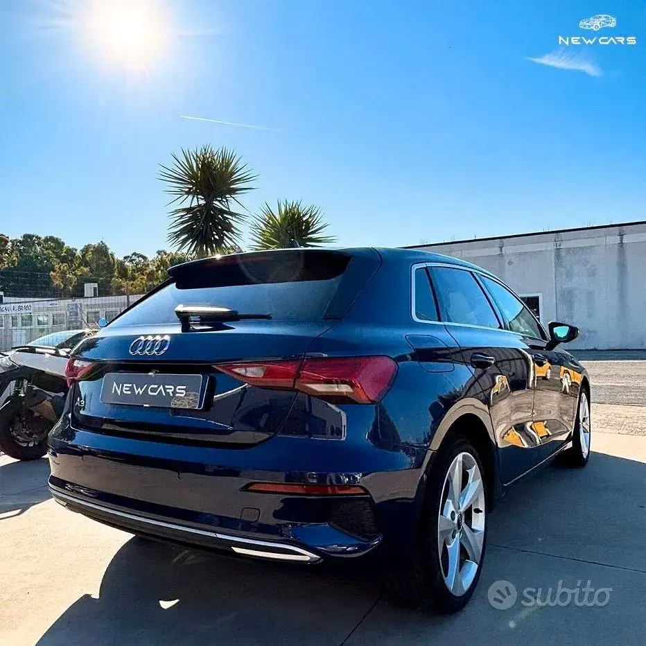 Usata Audi A3 Advanced 150 CV (110 kW) 2022 Blu Berlina