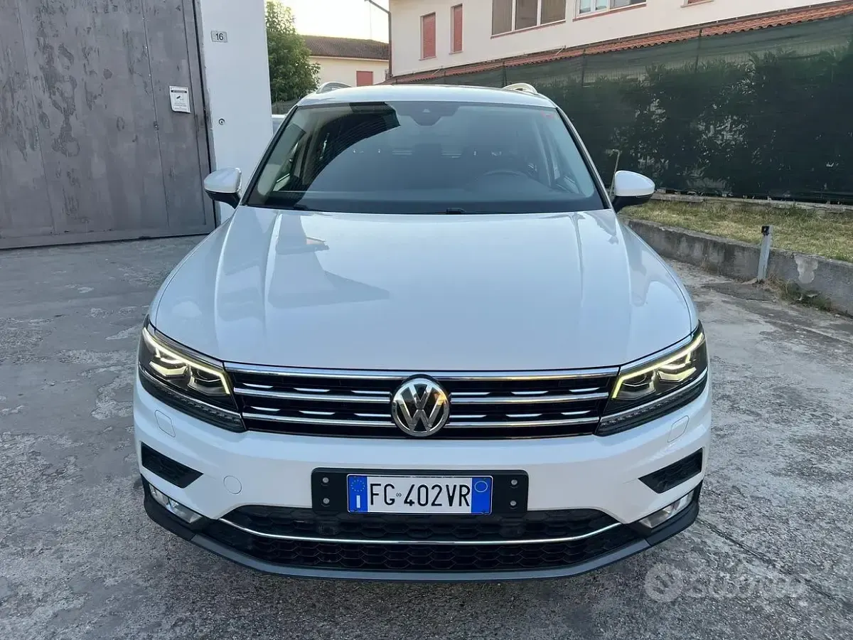 Usata VW Tiguan 150 CV (110 kW) 2017 Bianco SUV