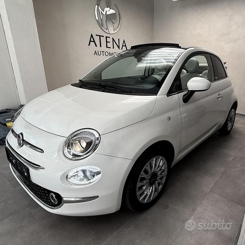 Usata Fiat 500C Lounge 105 CV (77 kW) 2016 Bianco Cabrio