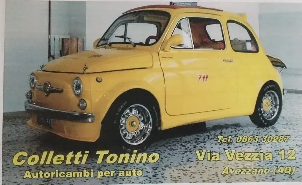 Usata Fiat 500 1970 Giallo Utilitaria