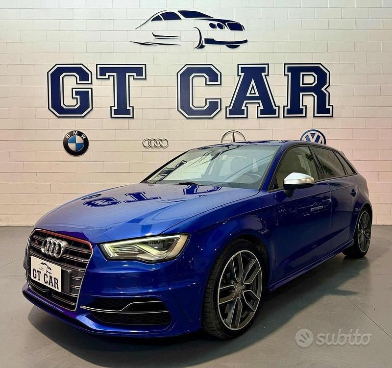 Usata Audi S3 Ambiente 299 CV (219 kW) 2016 Blu Berlina