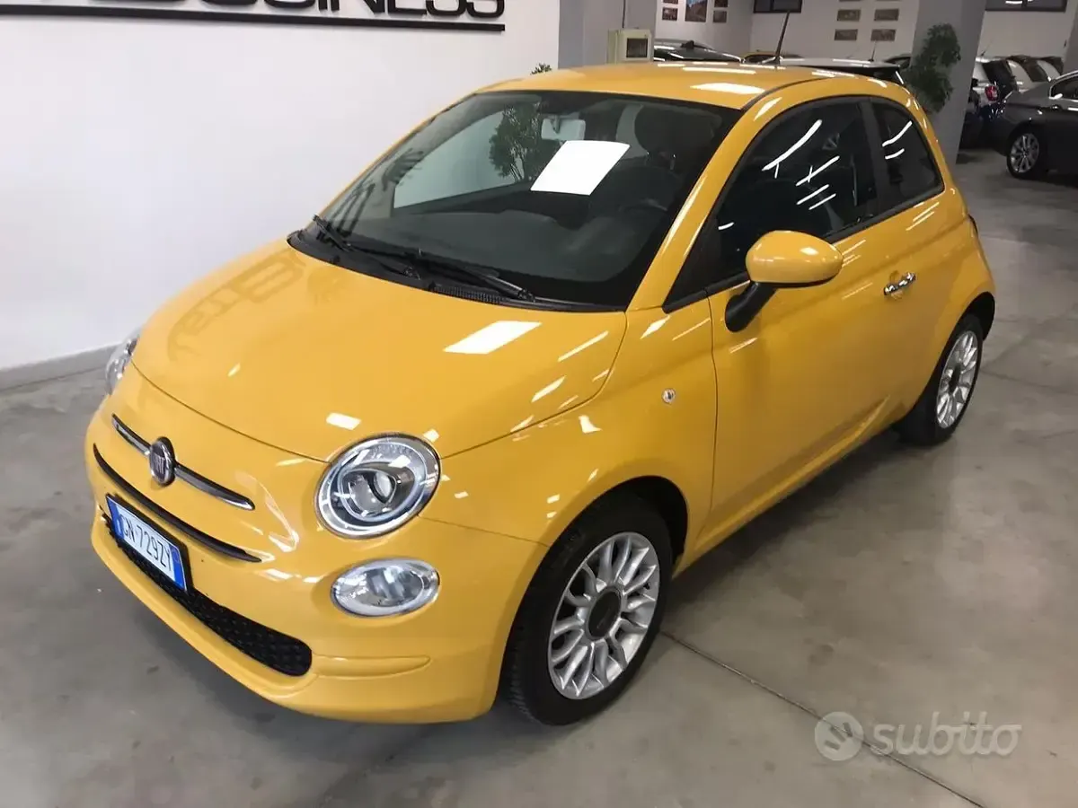 Usata Fiat 500 Lounge 69 CV (50 kW) 2017 Giallo Berlina