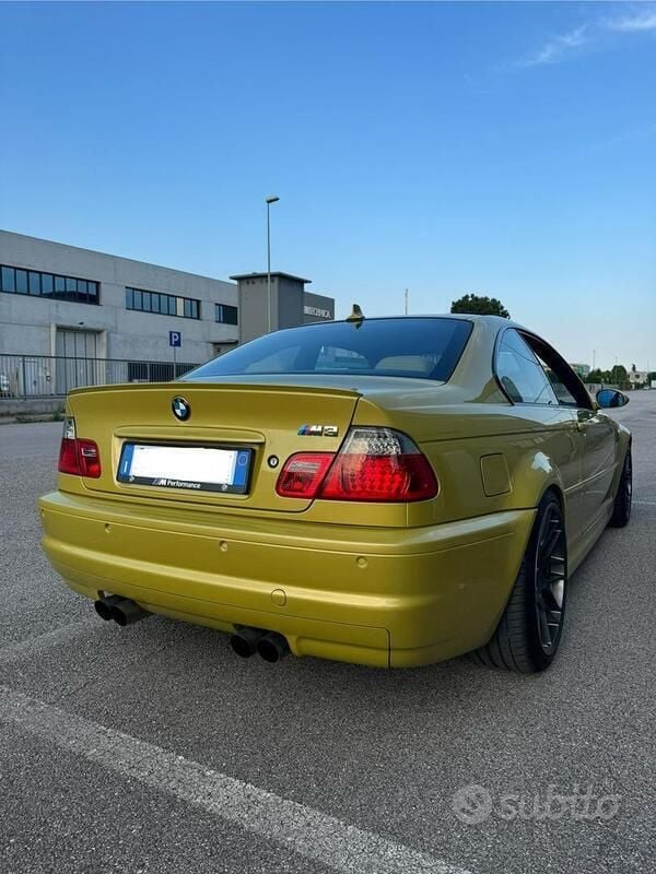 Giallo Usata 2001 BMW M3 Efficient Dynamics Coupé | 46.500 € (Cara) - Immagine 1/4