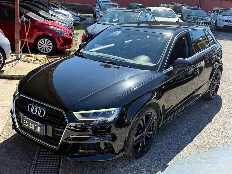 Usata Audi A3 S-Line 116 CV (85 kW) 2020 Nero Berlina