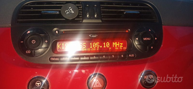 Käytetty Fiat 500 Red 95 HP (69 kW) 2010 Punainen Avoauto