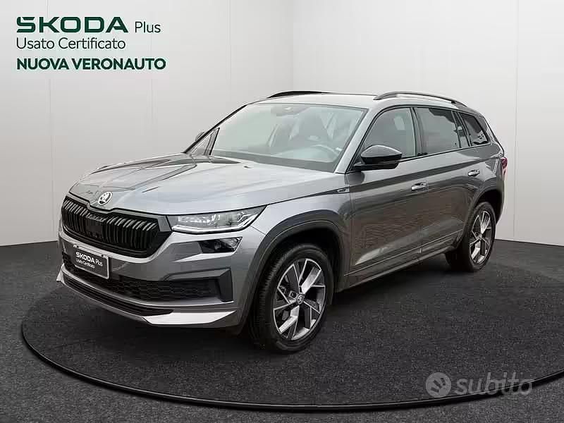 Usata Skoda Kodiaq SportLine 150 CV (110 kW) 2023 Grigio SUV
