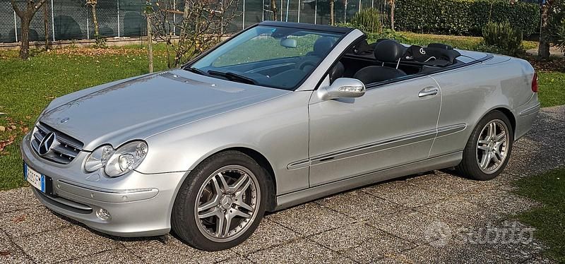 Usata Mercedes CLK200 2003 Grigio Cabrio