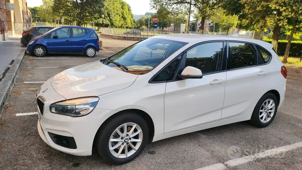 Usata BMW 218 Active Tourer 95 CV (69 kW) 2017 Bianco Monovolume