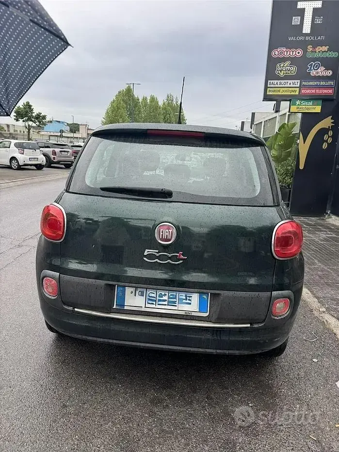 Usata Fiat 500L 105 CV (77 kW) 2013 Verde Monovolume