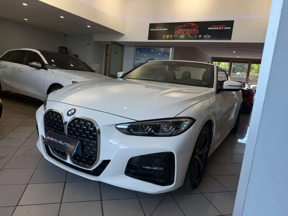 Usata BMW 420 Cabriolet M Sport 190 CV (139 kW) 2021 Bianco Cabrio