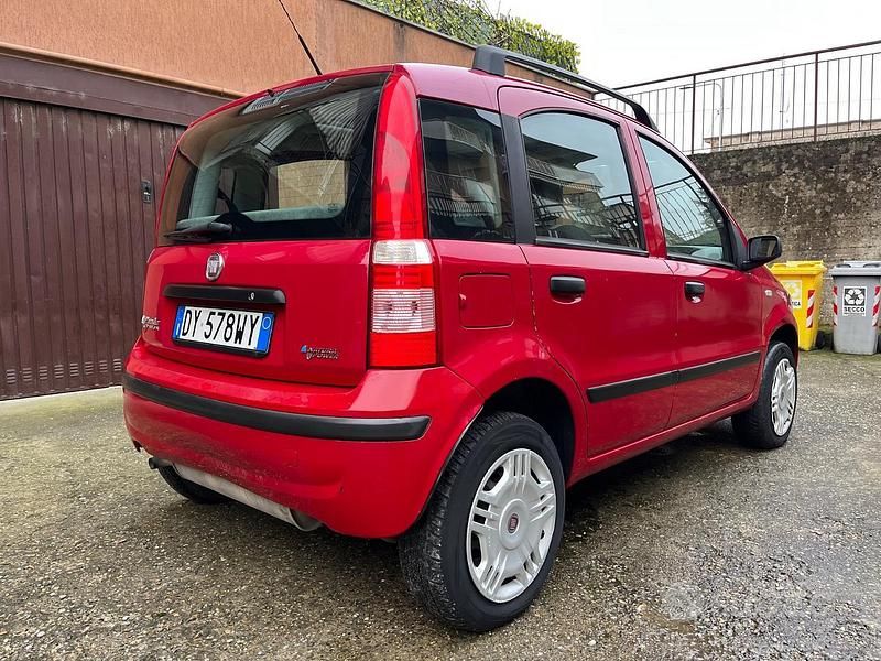 Usata Fiat Panda 2009 Rosso Utilitaria