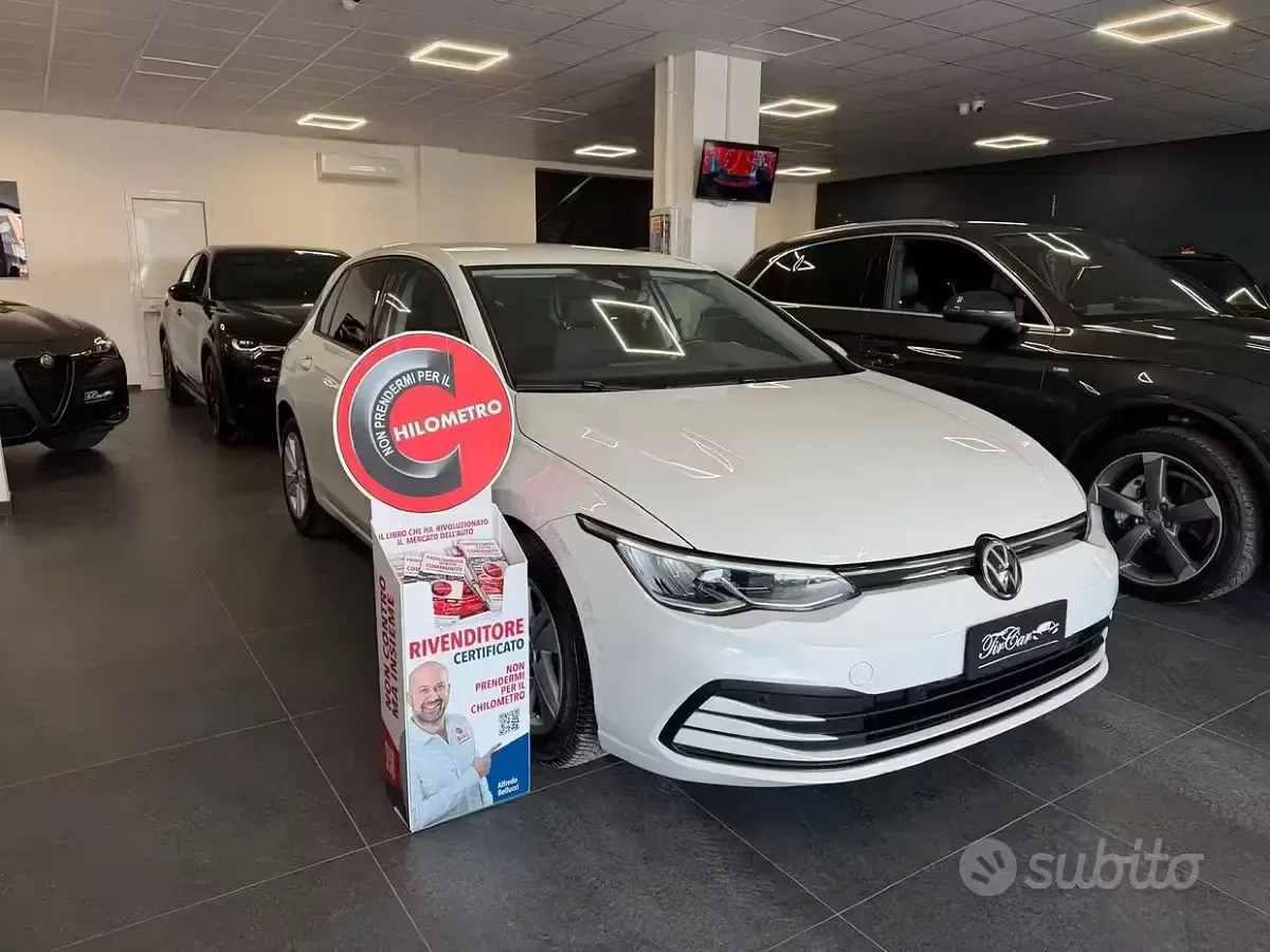 Usata VW Golf VIII Style 116 CV (85 kW) 2021 Bianco Berlina