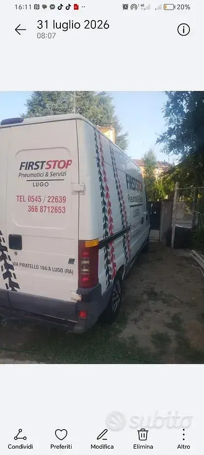 Usata Fiat Ducato 127 CV (93 kW) 2002 Furgone