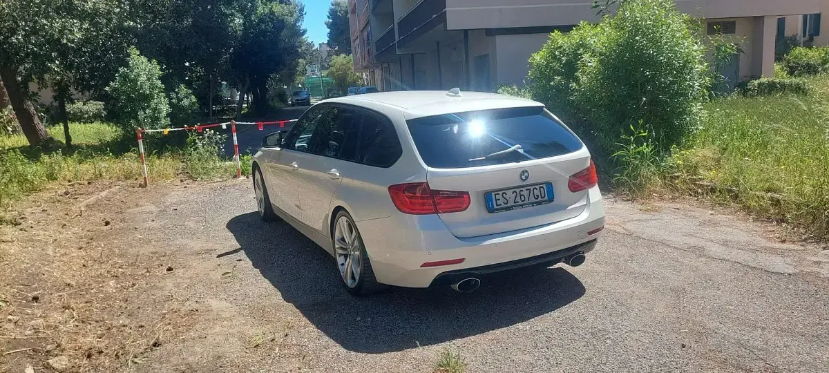 Usata BMW 325 Sport Line 218 CV (160 kW) 2014 Bianco Station wagon