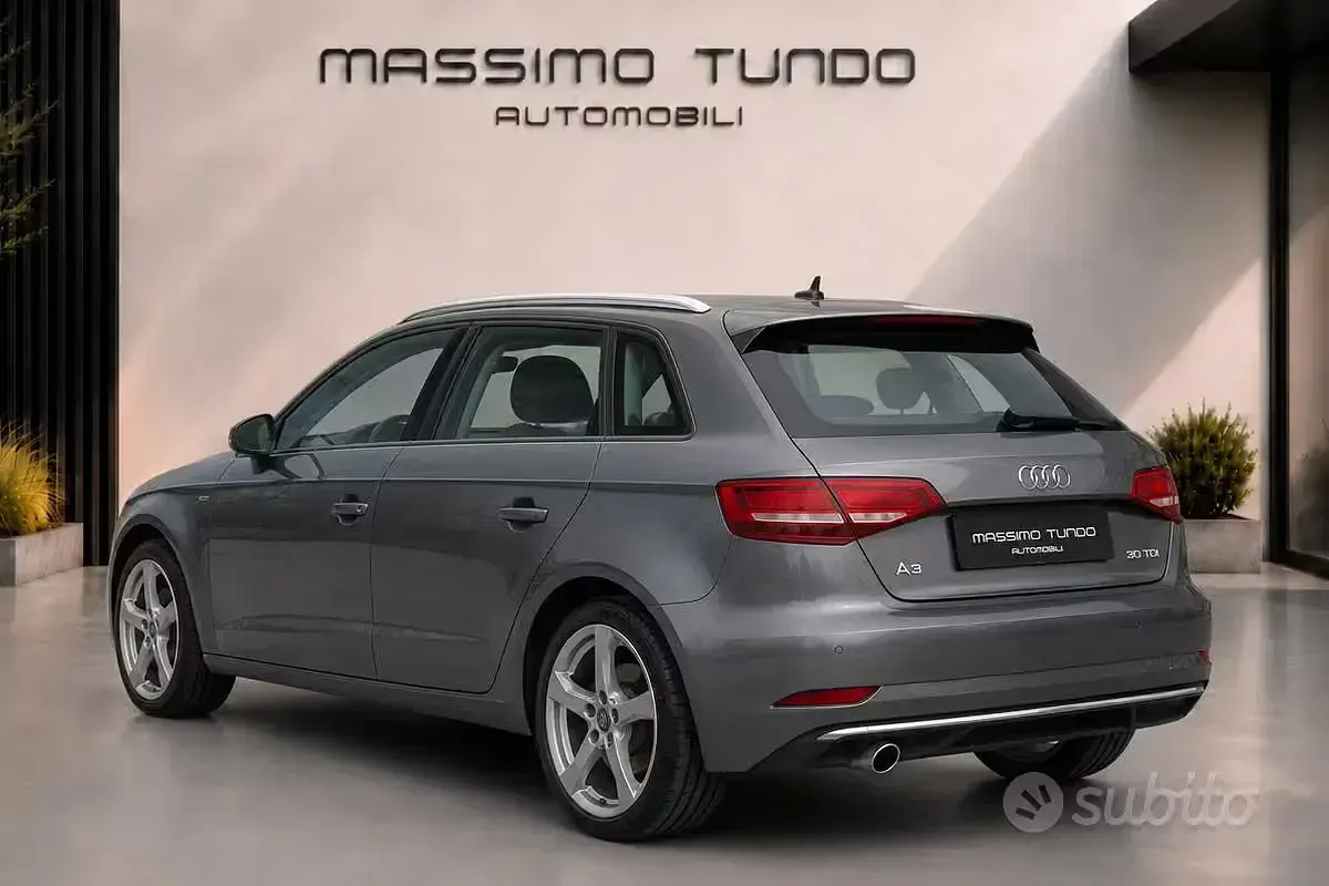 Usata Audi A3 Sport 116 CV (85 kW) 2018 Grigio Berlina