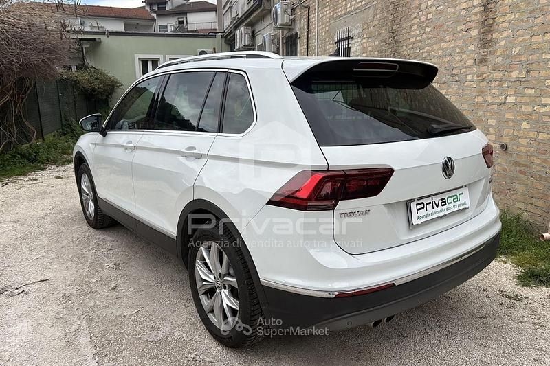 Usata VW Tiguan Advance 190 CV (139 kW) 2018 Bianco SUV