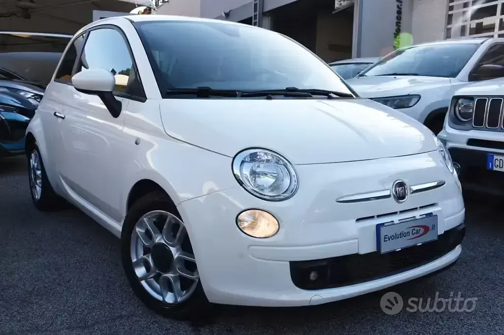 Usata Fiat 500 Sport 69 CV (50 kW) 2009 Bianco pastello Cabrio