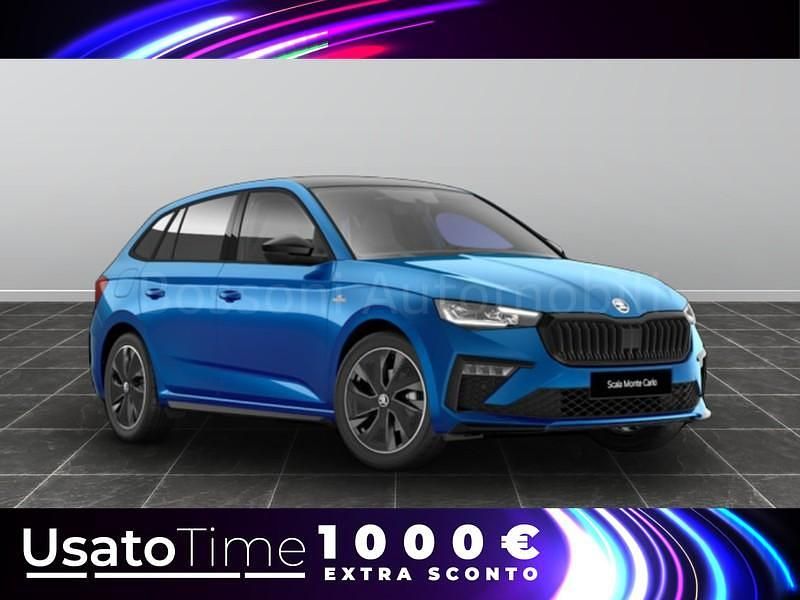 Nuova Skoda Scala Monte Carlo 115 CV (84 kW) 2025 Blu Utilitaria