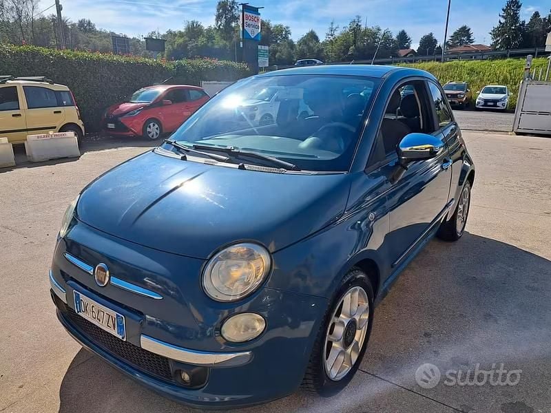 Usata Fiat 500 Lounge 69 CV (50 kW) 2007 Blu Berlina