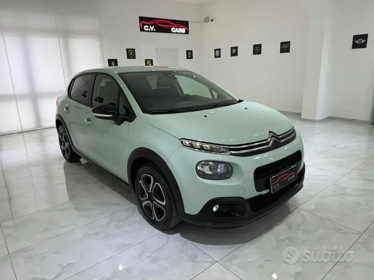 Usata Citroën C3 Feel 82 CV (60 kW) 2018 Verde Utilitaria