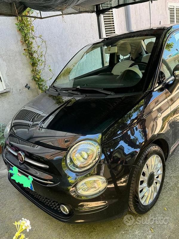 Usata Fiat 500 95 CV (69 kW) 2018 Nero Utilitaria