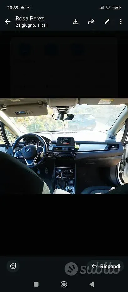 Usata BMW 216 2016 Bianco Coupé
