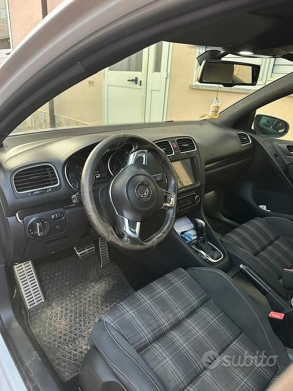 Usata VW Golf VI GTD 170 CV (125 kW) 2011 Bianco Utilitaria