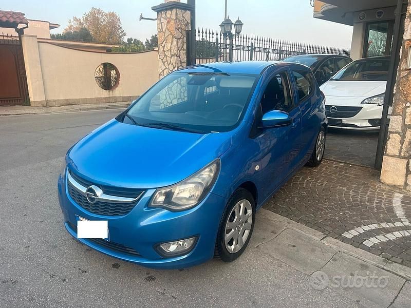 Usata Opel Karl 75 CV (55 kW) 2015 Blu Utilitaria