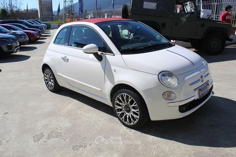 Usata Fiat 500 Lounge 95 CV (69 kW) 2013 Bianco Cabrio