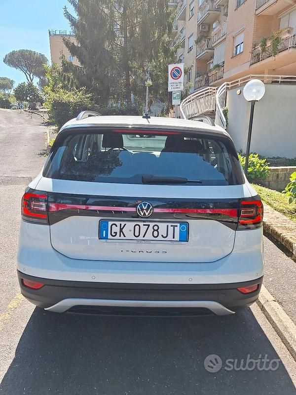 Usata VW T-Cross 110 CV (80 kW) 2022 Bianco SUV