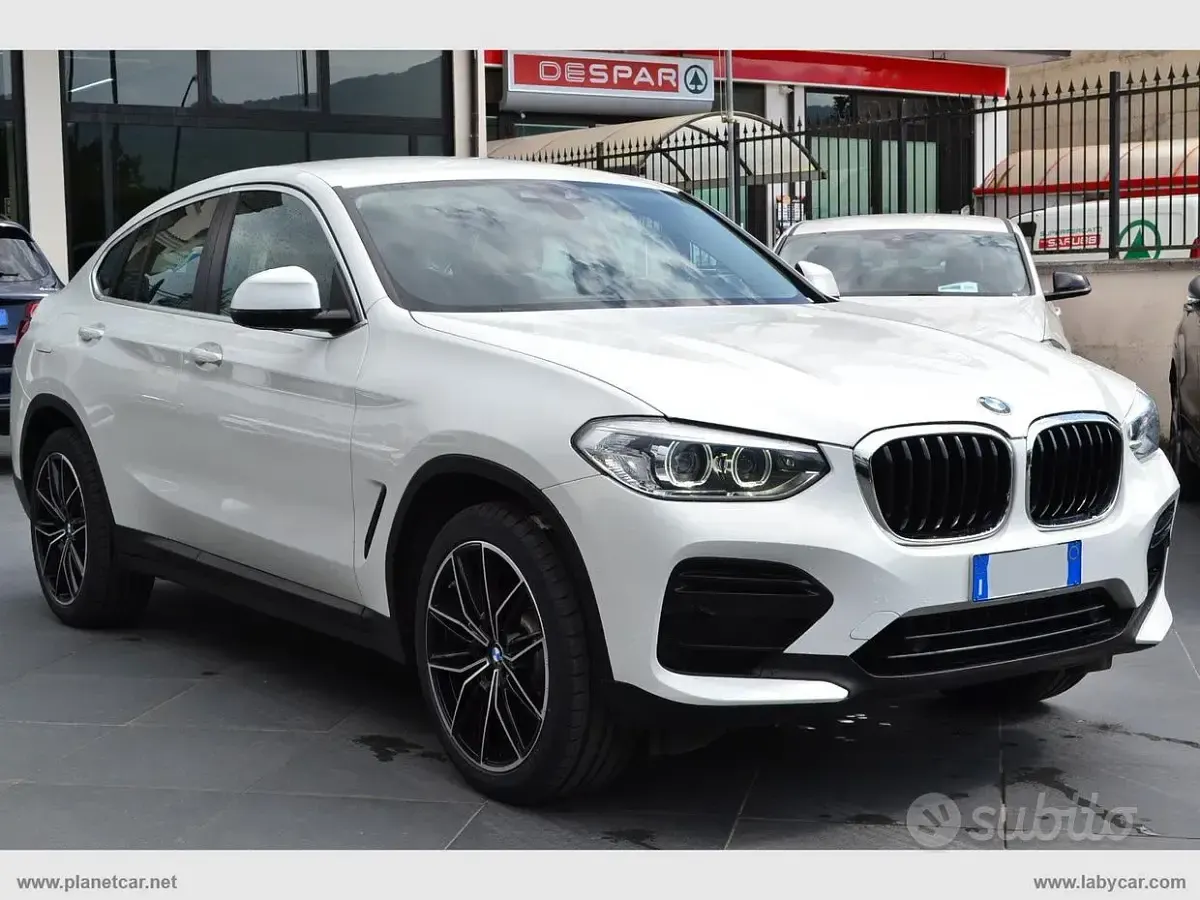 Usata BMW X4 Advantage 190 CV (139 kW) 2021 Bianco SUV