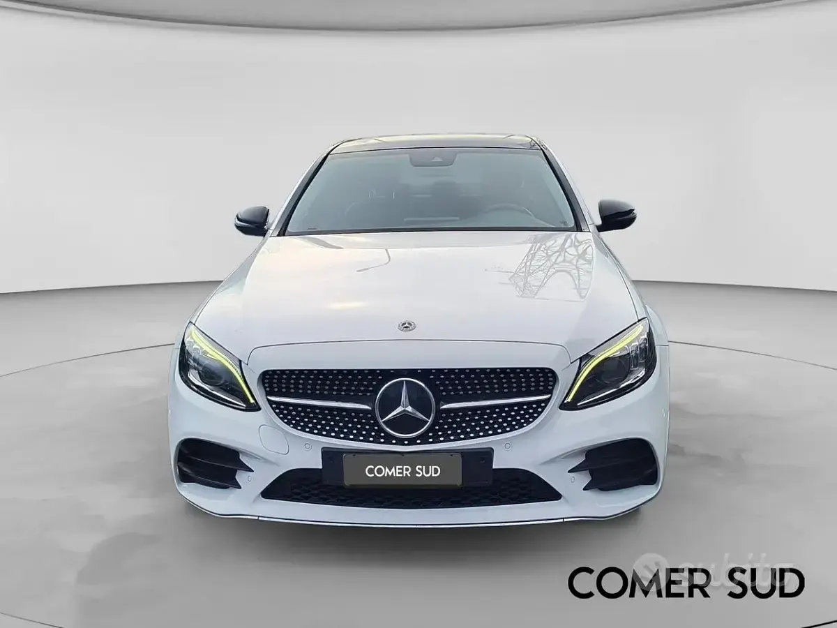 Usata Mercedes C220 Premium 194 CV (142 kW) 2019 Bianco Berlina