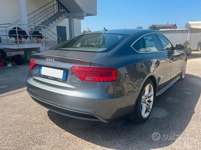 Usata Audi A5 Sportback S-Line 190 CV (139 kW) 2015 Grigio Utilitaria