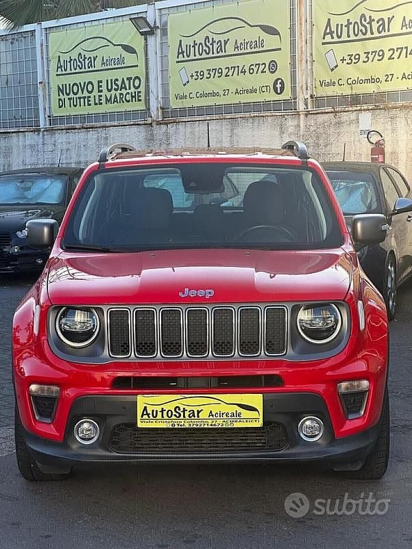 Usata Jeep Renegade Limited 120 CV (88 kW) 2019 Rosso SUV
