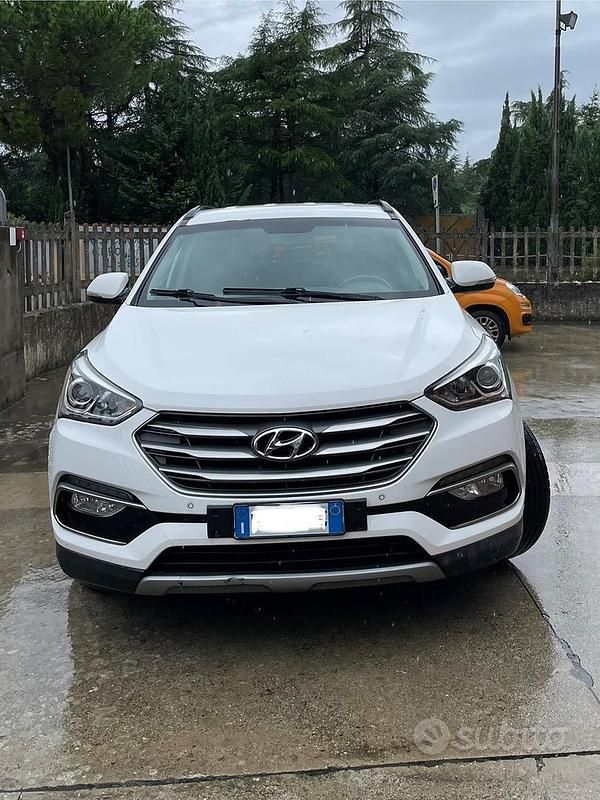 Usata Hyundai Santa Fe 150 CV (110 kW) 2015 Bianco SUV