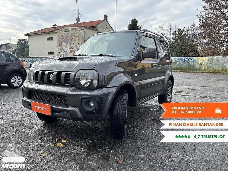 Grigio Usata 2015 Suzuki Jimny SUV | 11.490 € (Buon prezzo) - Immagine 1/4